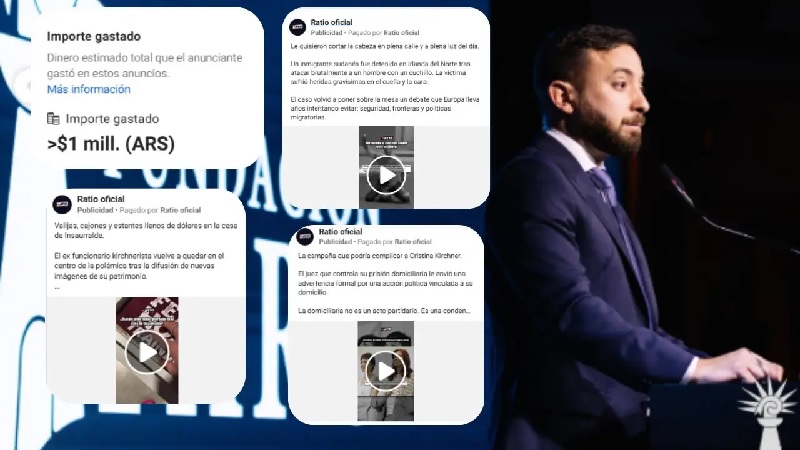 Javier Milei en la Fundación Faro: el think tank gastó $ 135 millones en Meta