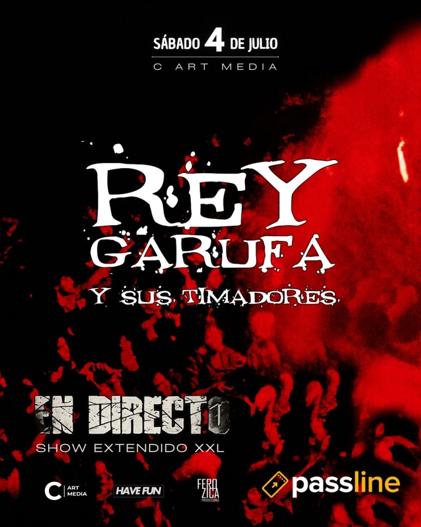 Rey Garufa revive el disco «En Directo» – 4 de julio- C Art Media- 19hs