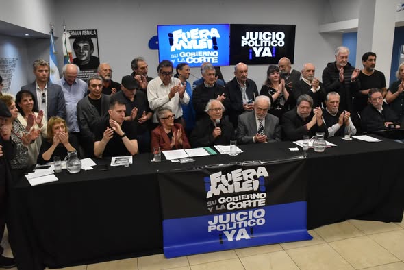 CAMPAÑA NACIONAL E INTERNACIONAL FUERA MILEI, SU GOBIERNO Y LA CORTE, JUICIO POLÍTICO YA